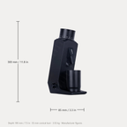 CAFOVO G255CV espresso grinder dimensions, 300 mm high by 85 mm wide