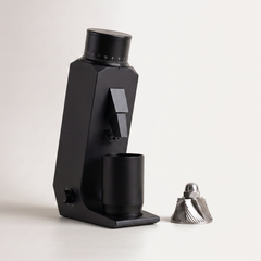 CAFOVO G255CV espresso grinder shown with its 55 mm conical burr