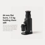 GZZT GF64 espresso grinder, 64 mm flat burrs in a 7.5 kg body