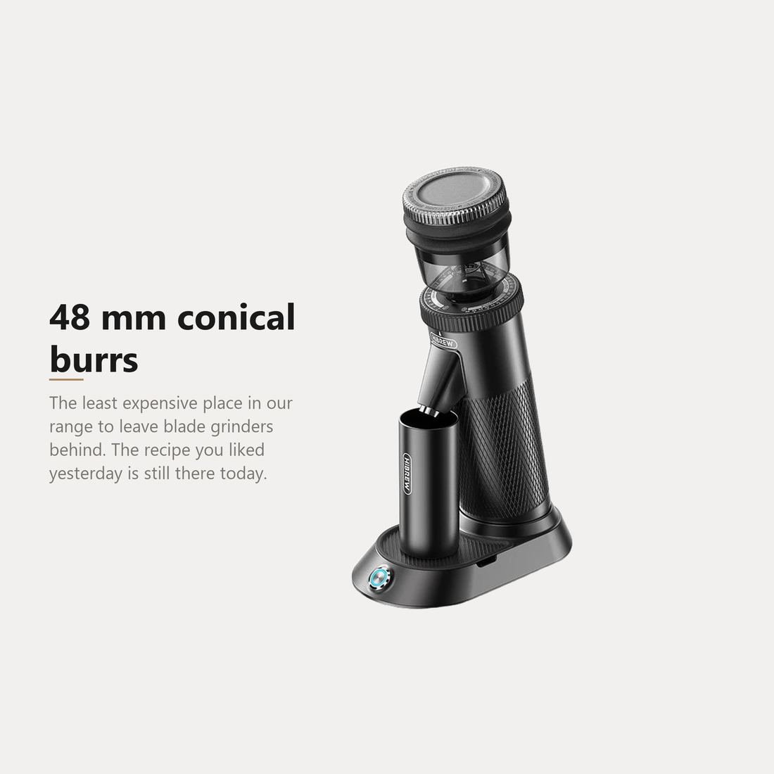 HiBREW G5 Electric Coffee Grinder, 48mm Conical Burr Grinder