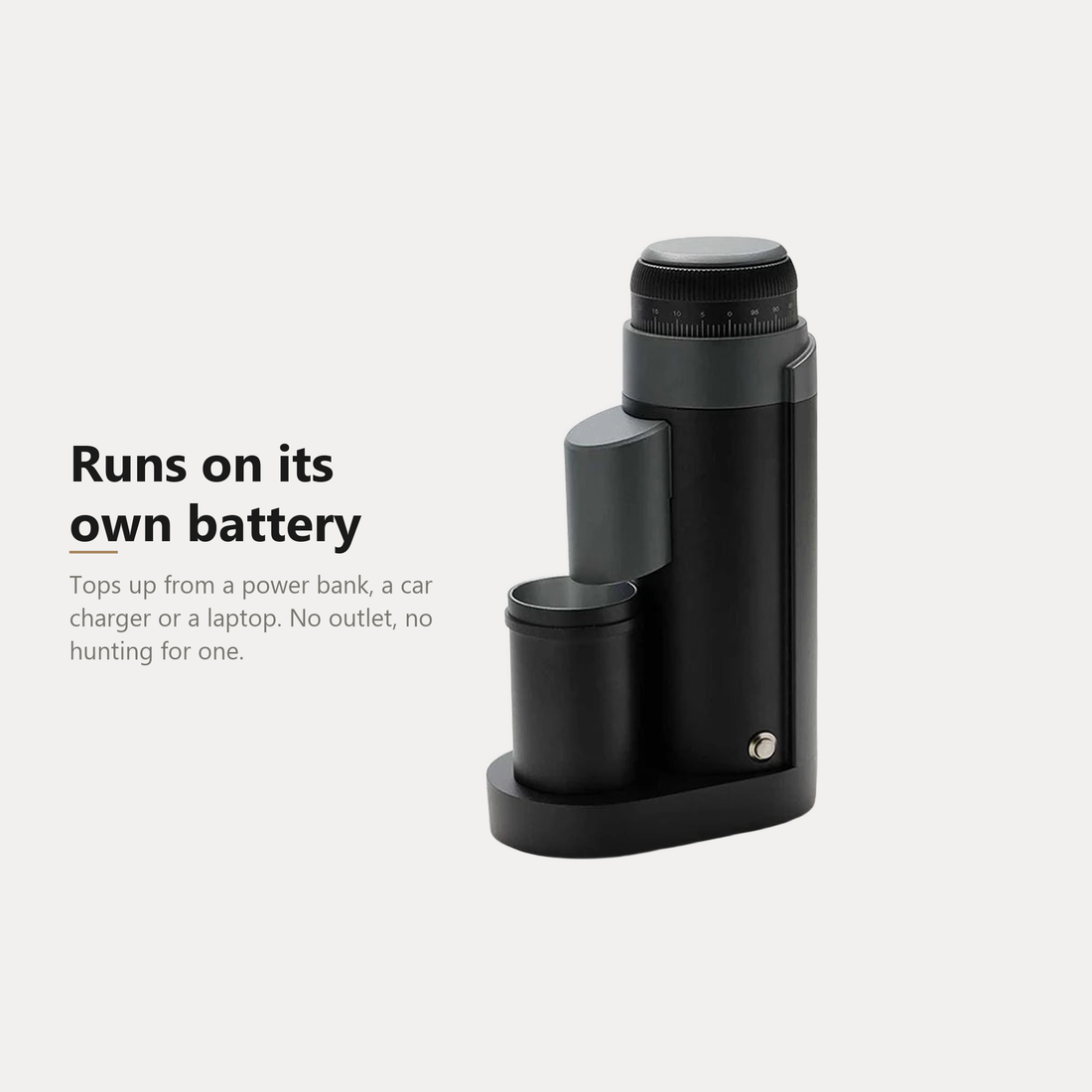 STARSEEKER Go50 Portable Coffee Grinder, 50mm Conical Burr