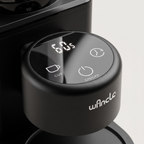 Close-up of the Wancle CBG-9001 round touch control panel and display
